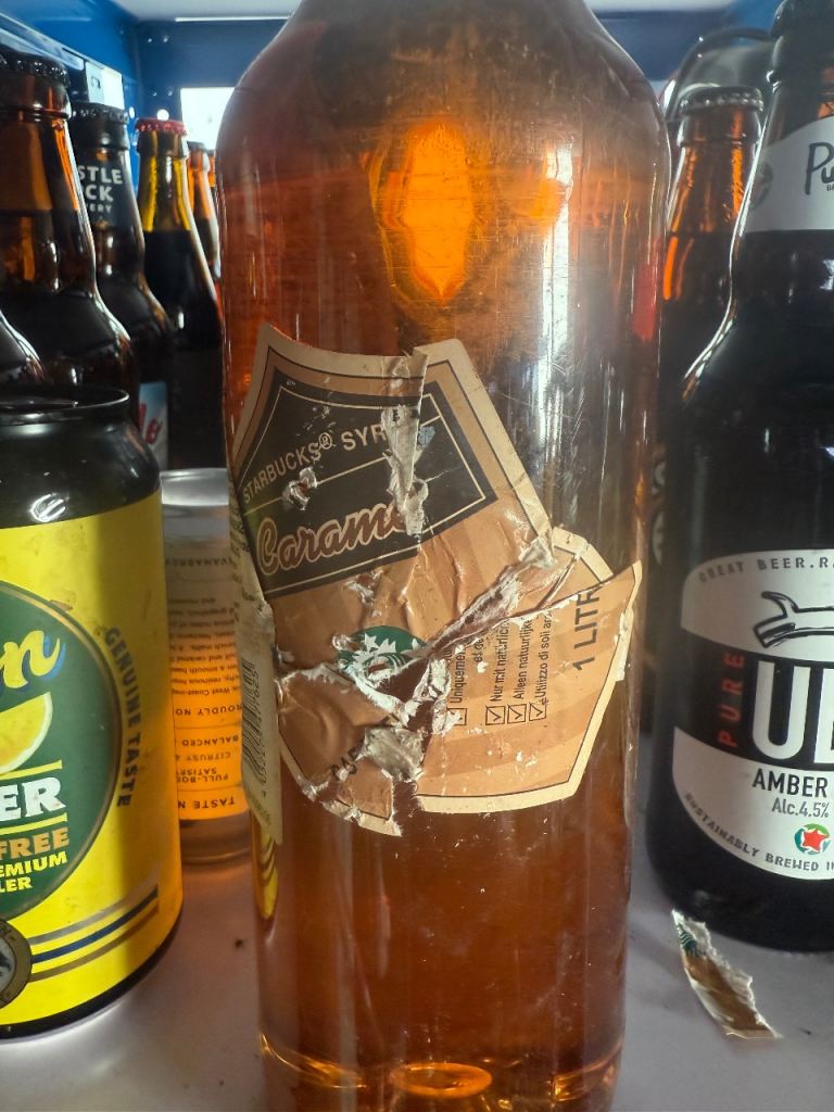 Starbucks Caramel Syrup 1 Litre – Well Used