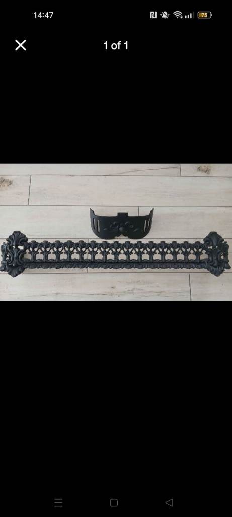 Heavy fire fender and grate front
