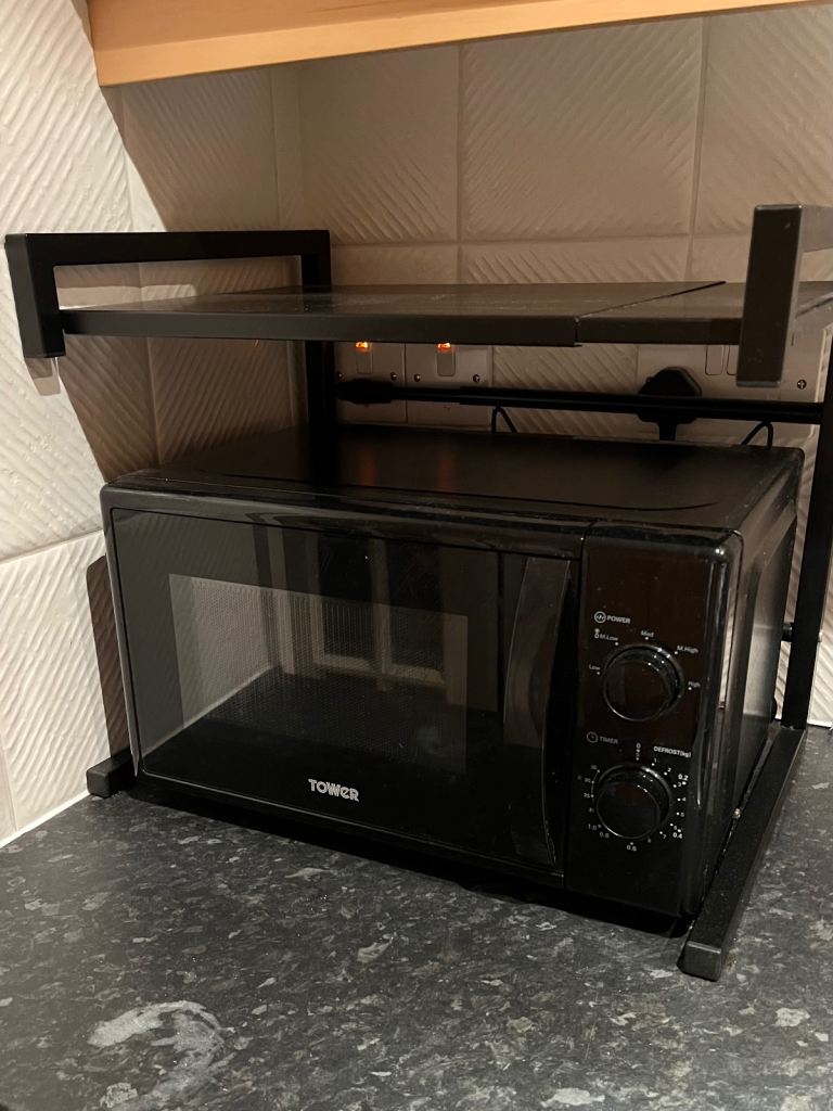 Tower Microwave with Stand