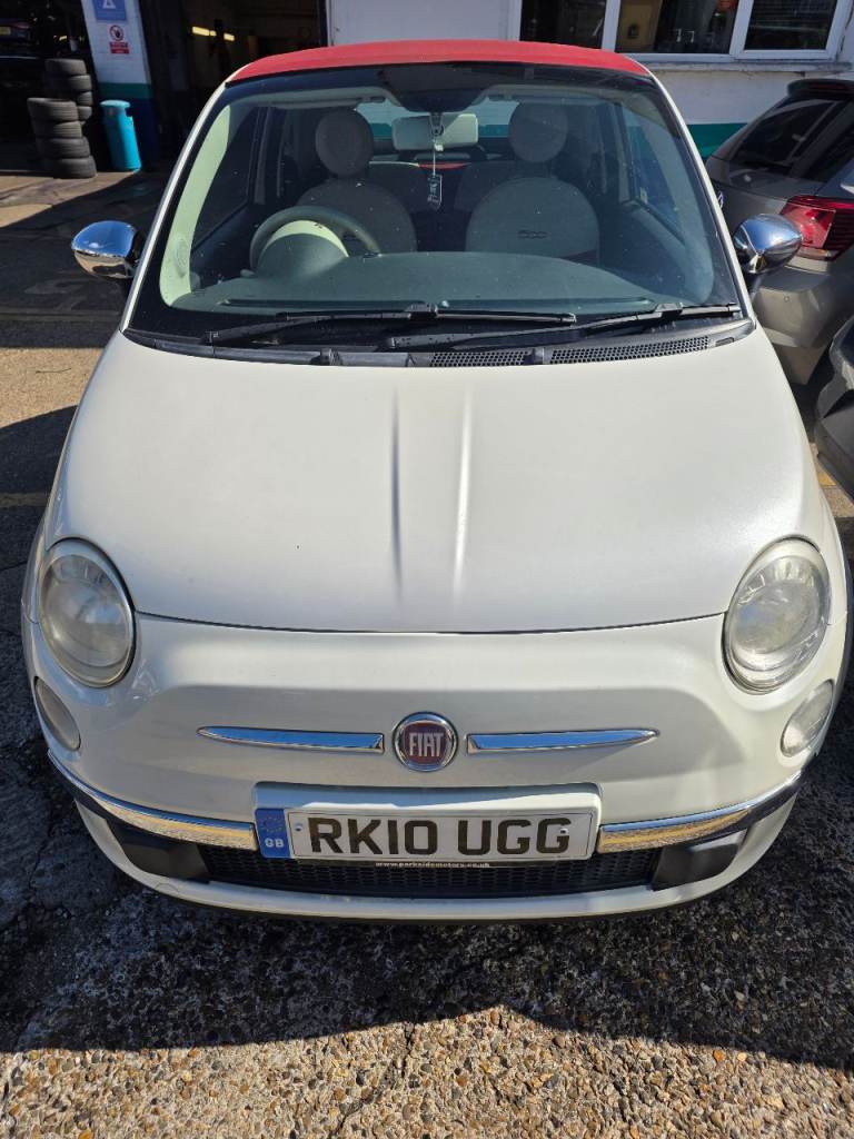 Fiat, 500, Convertible, 2010, Manual, 1242 (cc), 3 doors