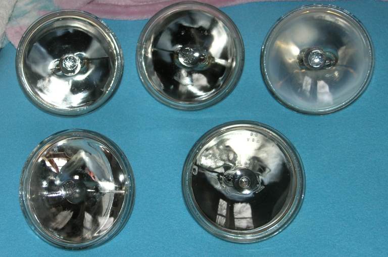 5 Vintage Car Spotlights Model GE4515 30 Watt. £12 Lot Weymouth