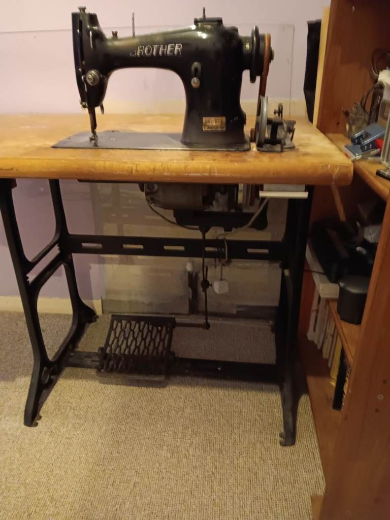 Brother Industrial Sewing machine and bench 