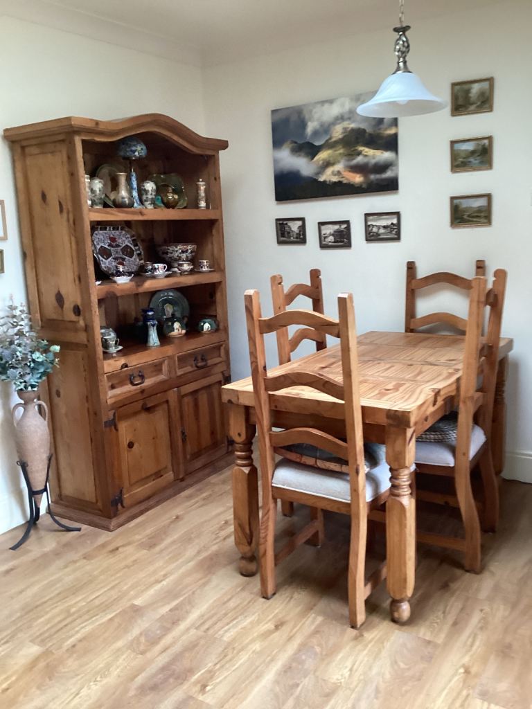 Genuine Mexican Pine Dining Set