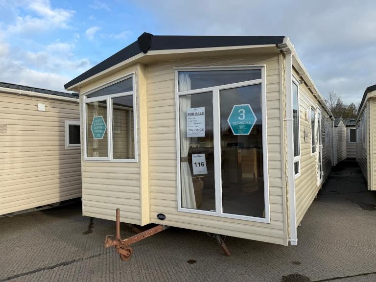 3 Bed ABI Static Caravan - DG, CH, New Carpet - Offsite Sale / Own Land / Farms