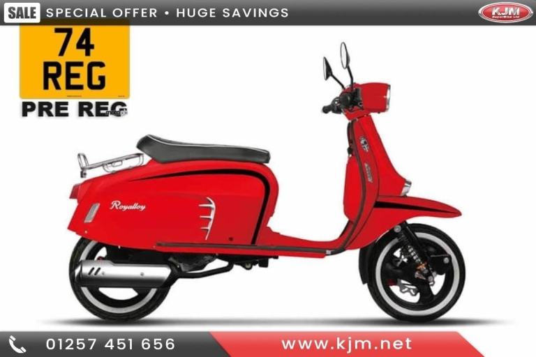 ROYAL ALLOY GT 125cc A Modern Classic Retro Automatic Moped Scooter