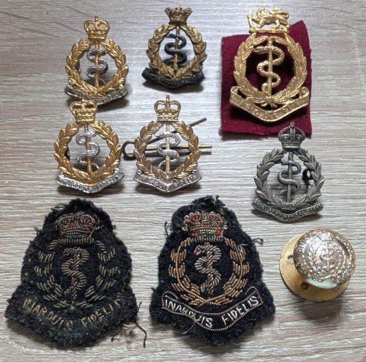 British Army Royal Army Medical Corp Job Lot Collection Set Bundle Badges/Patches