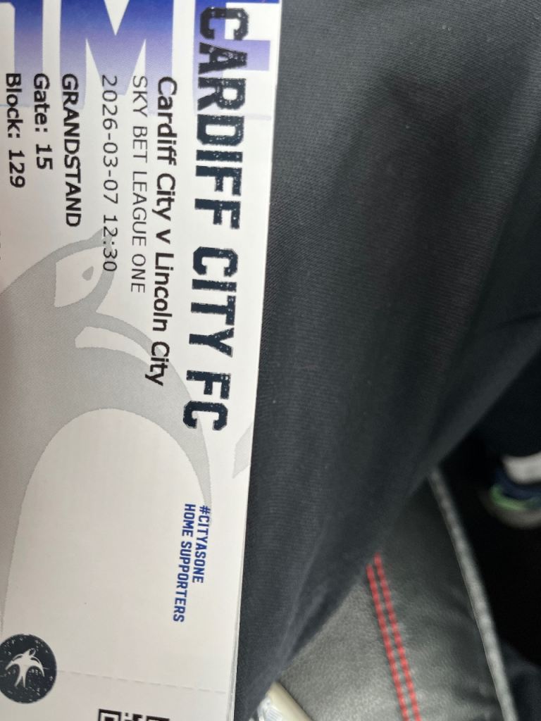 Cardiff home game this Saturday 