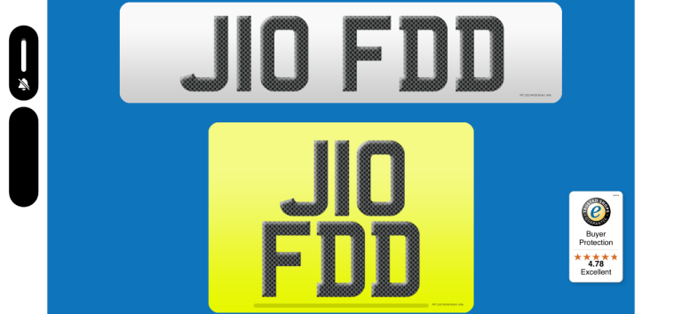 Ideal Christmas 🎄 present 🎁 J10 FDD private cherished personalised registration plate number 