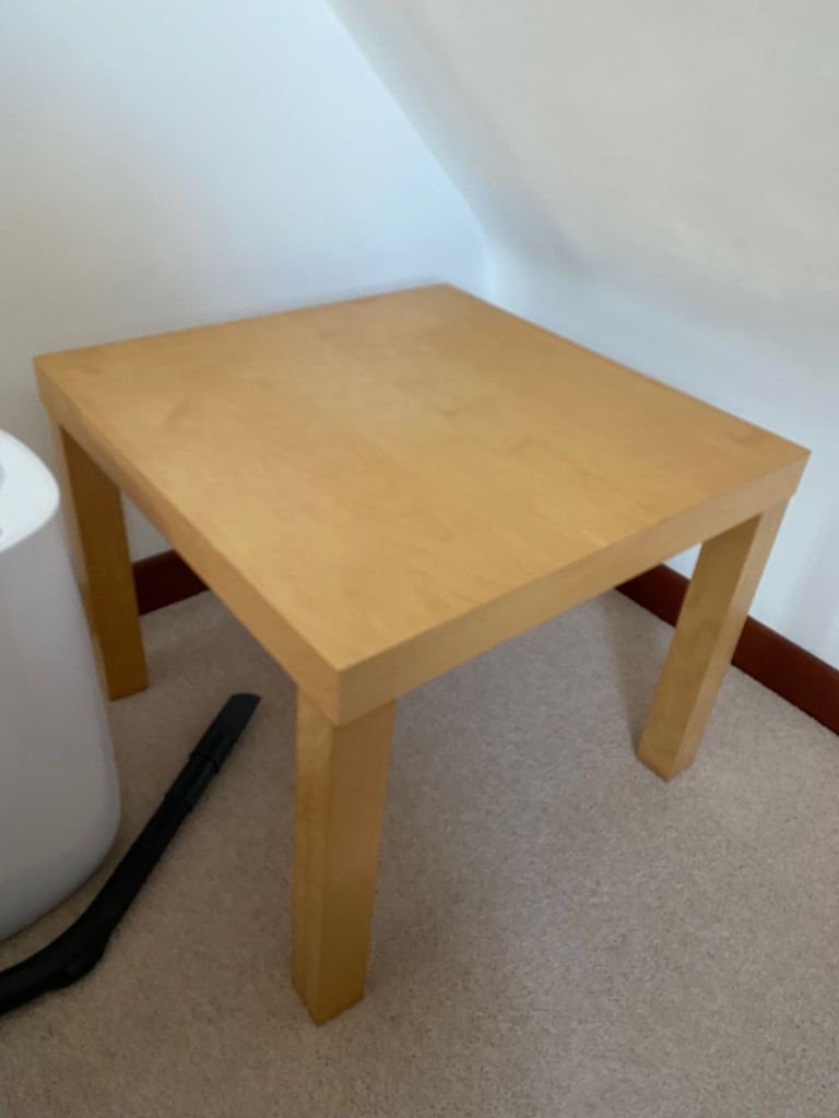 Ikea lack side table 55x55cm oak veneer