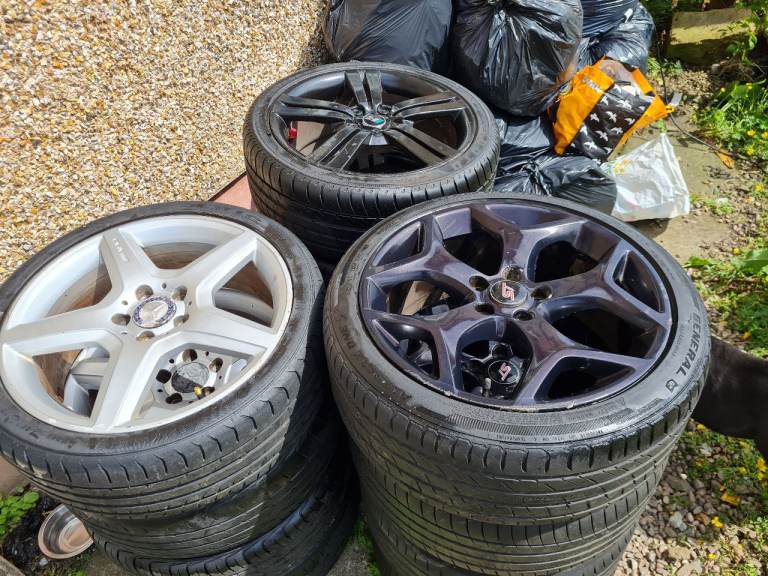 3x sets of 18 inch Alloy wheels (vw, Audi, seat, skoda, Mercedes, Ford, maybe others)