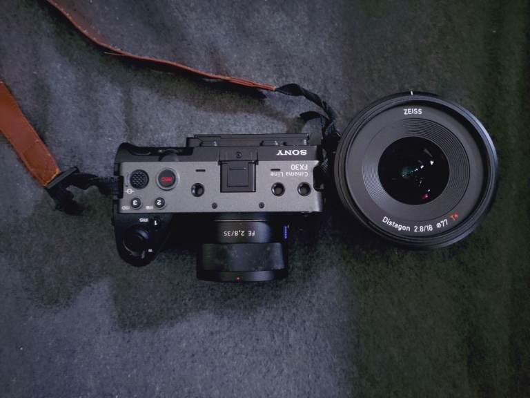 Sony Fx30 with 2 lenses
