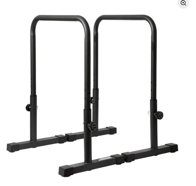 Adjustable Dip Bars / Parallettes - No Tools Needed