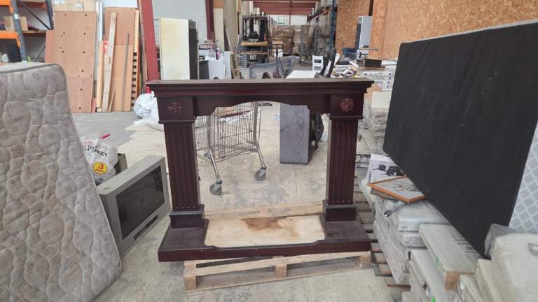 Wooden Fireplace Surround – Good Condition