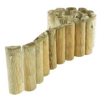 Timber Border Log Roll Edging – Durable & Easy Garden Finish