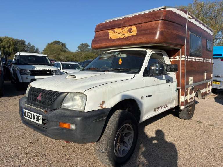 2003 Mitsubishi L200 Camper van pick up truck Accident Damaged Salvage  PICK UP DIESEL Manual