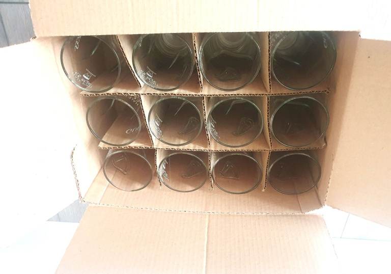 Joblot Of Guinness Half Pint Glasses, Qty 12, Joblot, Beer Glasses, Rare, Bar