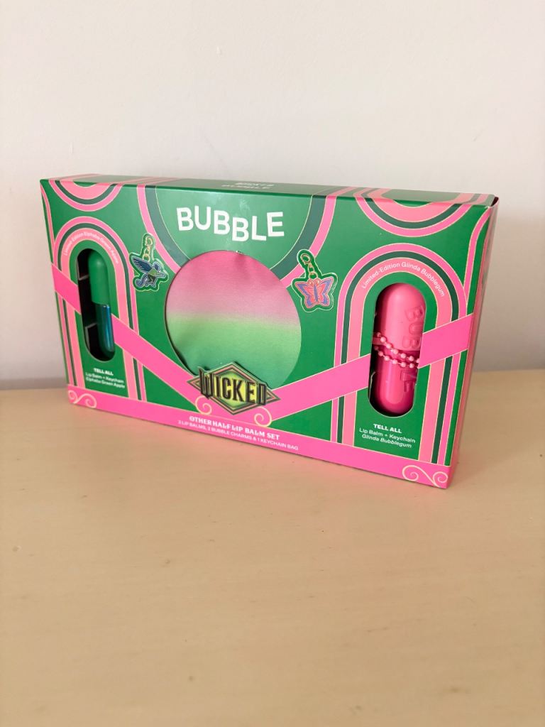 Wicked X Bubble lip balm set  NEW  