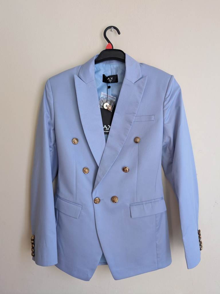 🔥Smart Blue Military Style Blazer from the brand AX Paris.