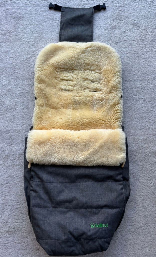 Perfect Condition - Fellhof Merino Wool Footmuff - RRP £179