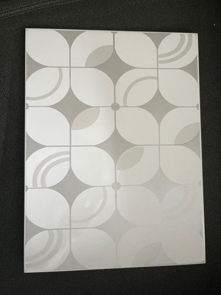 Unused Ceramic Wall Tiles - Geometric Pattern like Orla Kiely