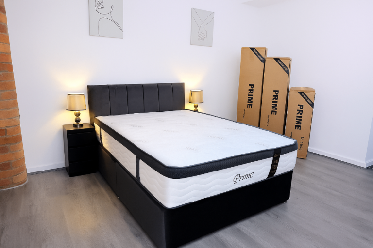 image for Orthopaedic Divan Bed with Supportive Mattress for a Healthier Night’s Sleep