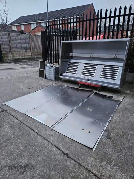 Complete Commercial Extraction With Led Canopy, Interlock System, Extract Speed Control & Fan 