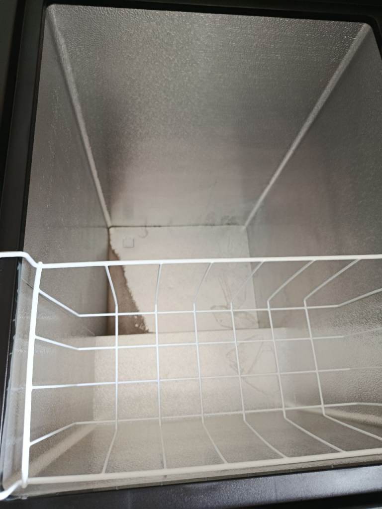Black Chest Freezer with Basket – Good Condition