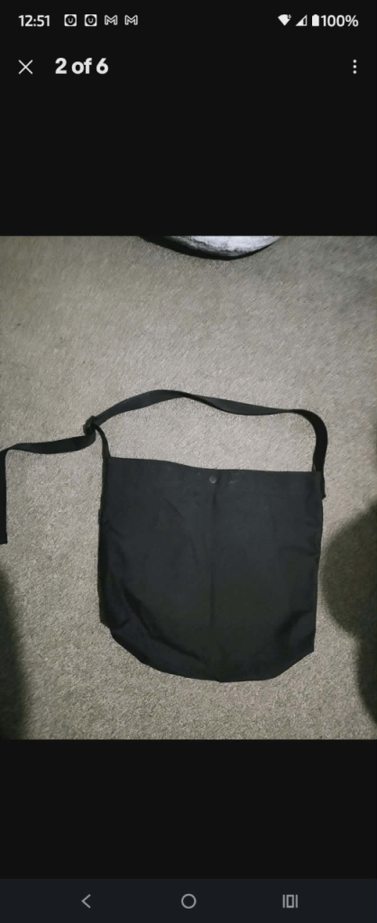 BMW GENUINE SHOULDER BAG IN BLACK - CARRY BAG