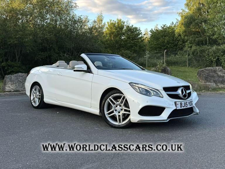 2015 Mercedes-Benz E250 CDI 2.1 AMG Line Cabriolet TOP Spec Auto G-Tronic+ 204ps