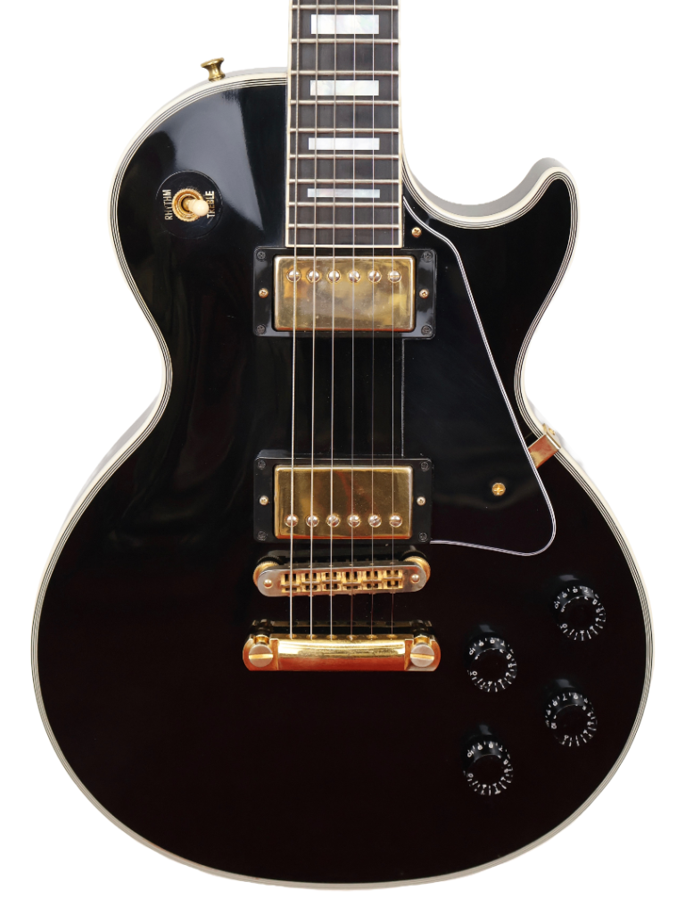 Gibson Custom Shop Les Paul Custom, Ebony Gloss, Ebony Fingerboard (2019) Electric Guitar