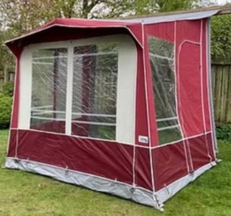 Isabella caravan poled porch