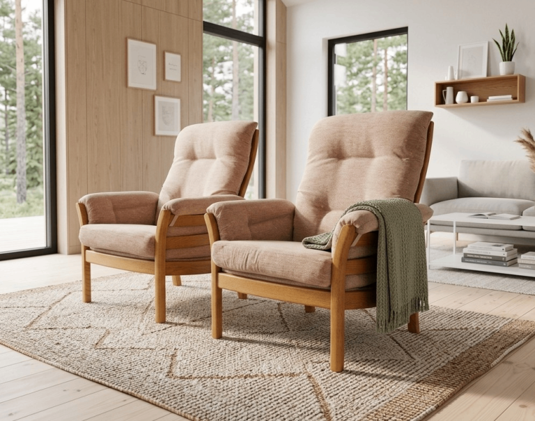 Ercol Saville Armchairs Vintage Retro Mid Century Delivery Available £150 Each 