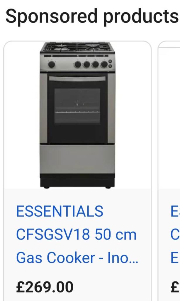 image for ESSENTIALS 50CM ELECTRIC COOKER