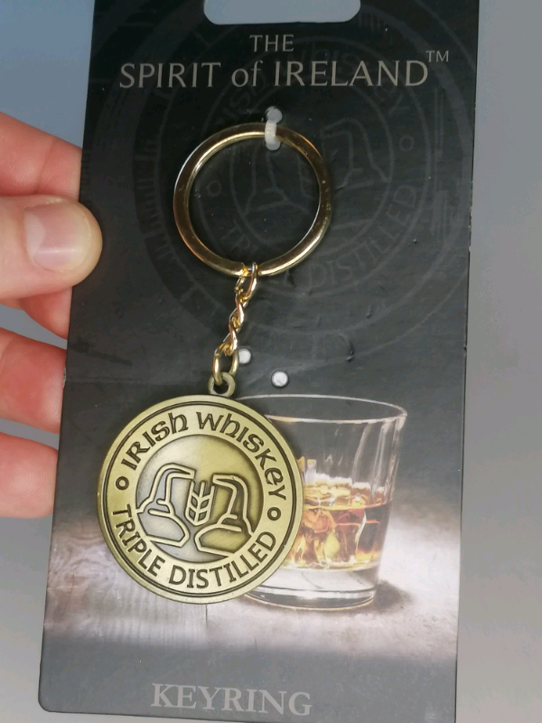 Irish keyholder. (brass) 