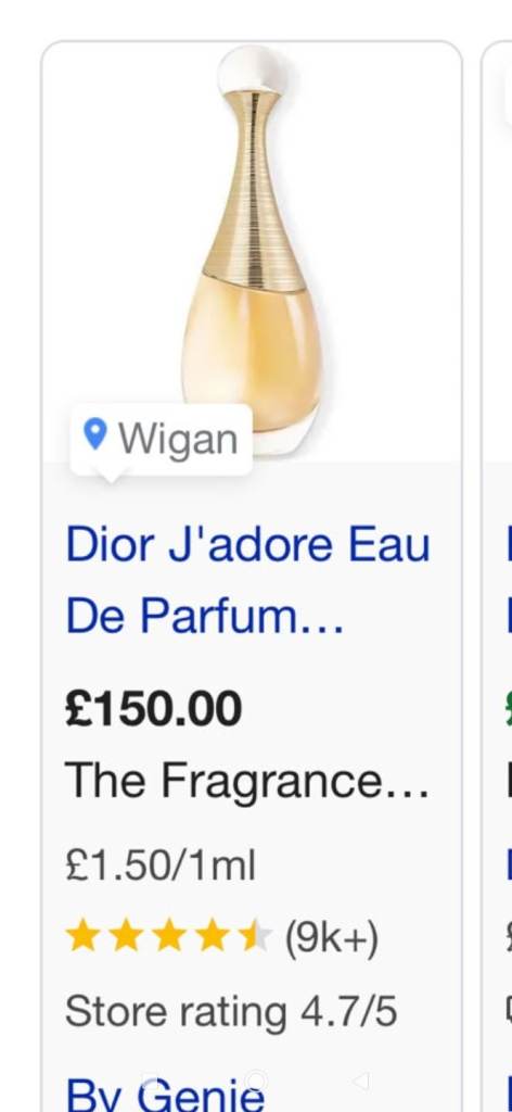 Dior J'adore Eau De Parfum - Gold Bottle
