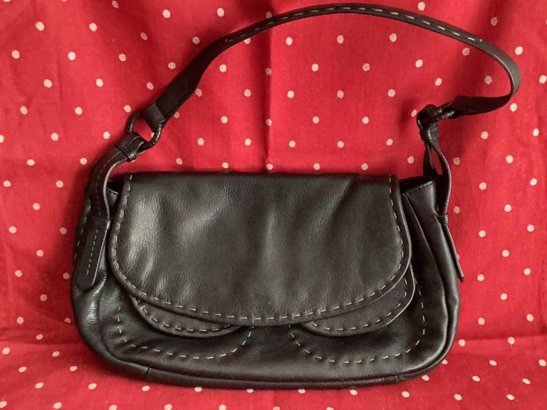RADLEY LEATHER BAG BLACK 
