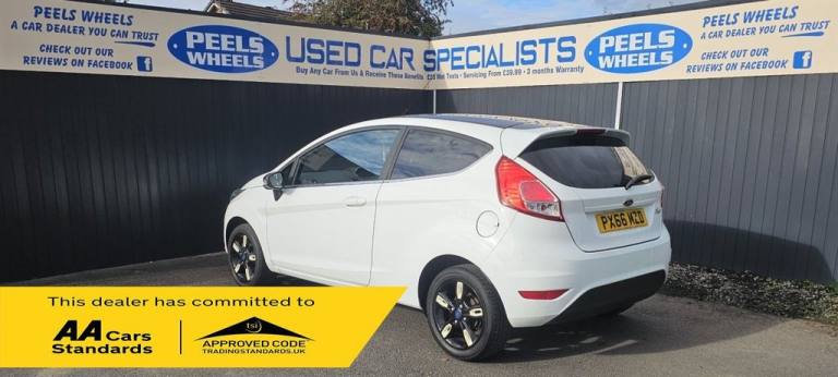 2016 66 FORD FIESTA 1.25 ZETEC WHITE EDITION HATCHBACK 3DR PETROL