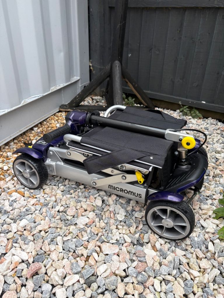 Like New Care Co Micromus Lightweight Folding Mobility Scooter 