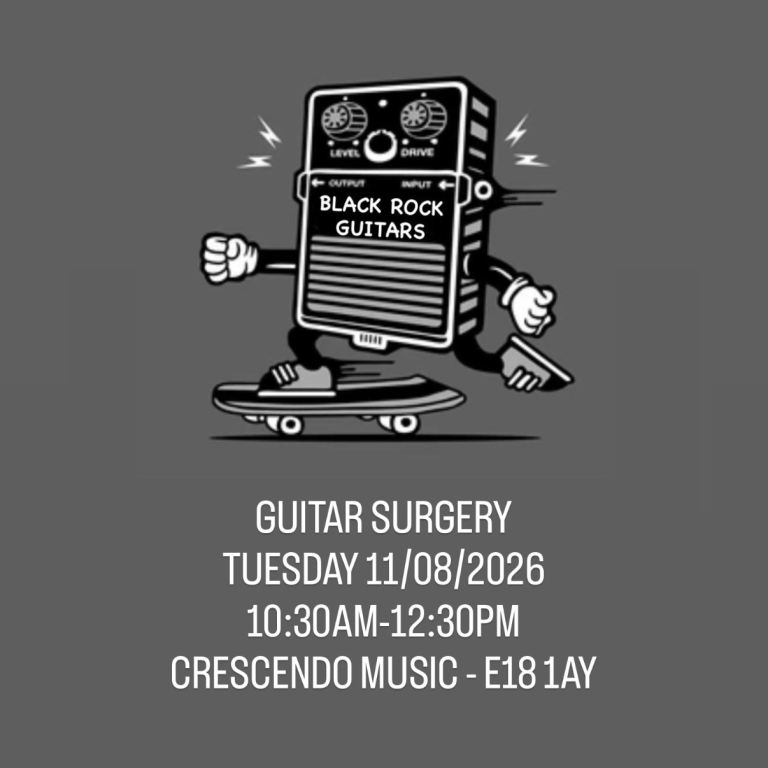 East London Guitar Surgery Tuesday 11/08/2026