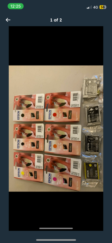 Epson 702XL Ink Cartridges - Full Set, New