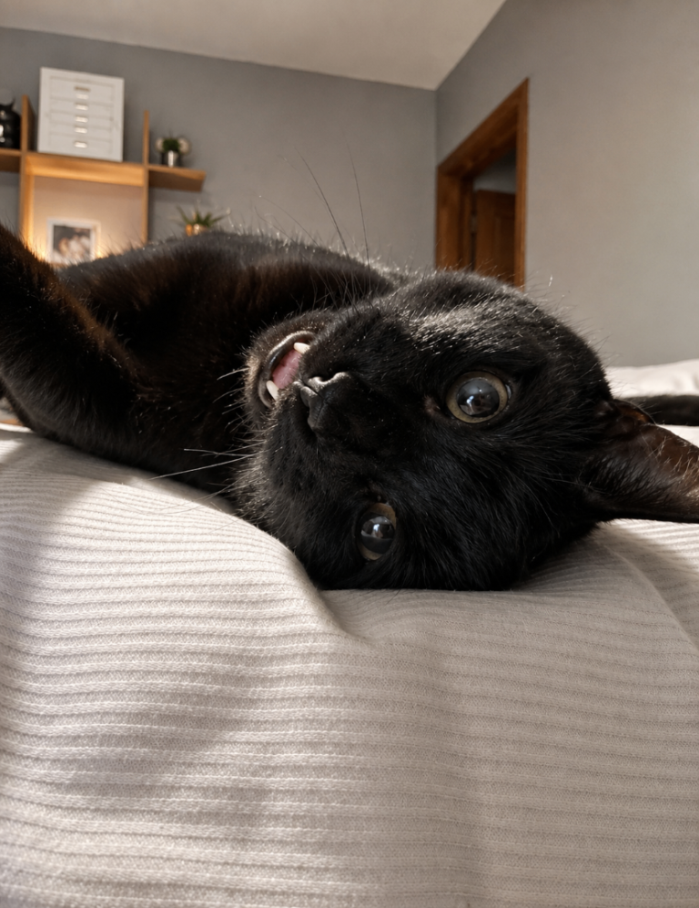 Luna - Very Friendly Black Cat
