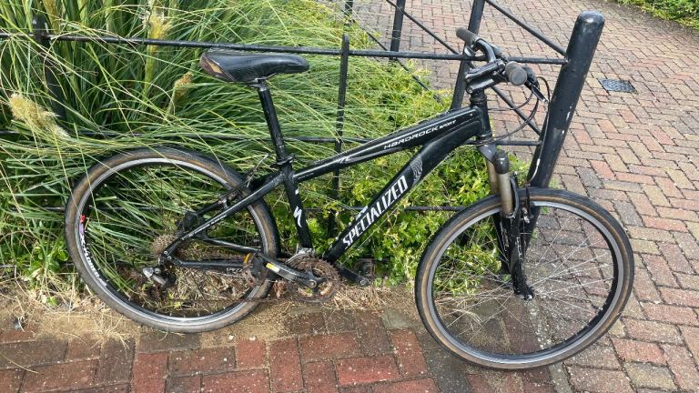 Specialized Hardrock Mountain Bike – Black, Good Condition