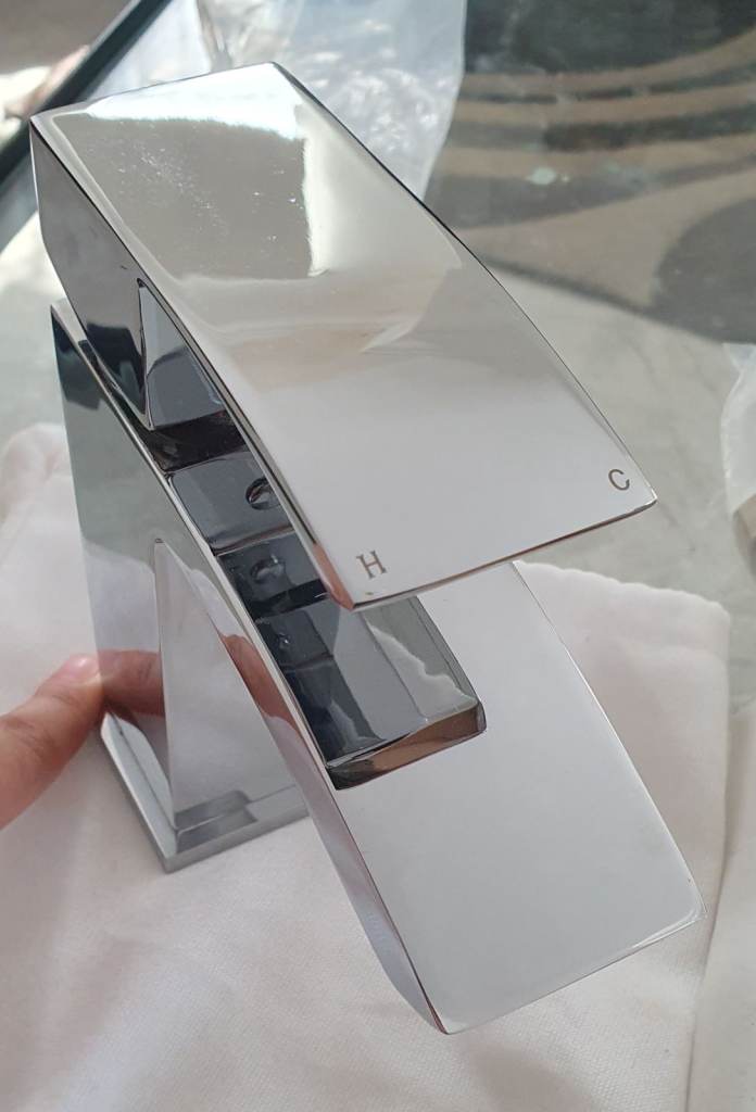 Summit Cloakroom Tap with Tap Tails and Waste - Chrome