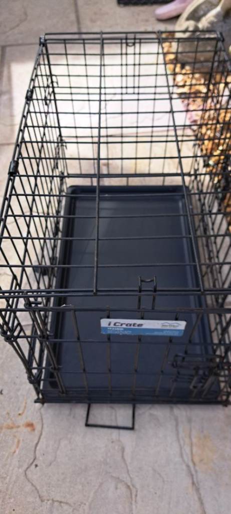 Dog /pet cage folding metal for storage 