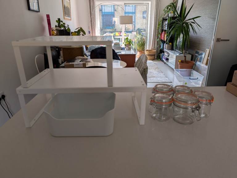 Kitchen Storage Bundle – Shelves, Jars & Storage Boxes