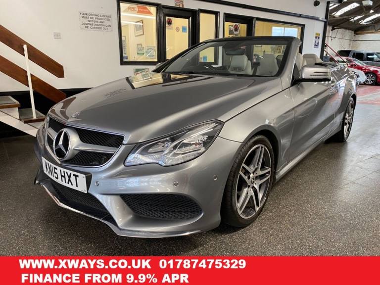 2015 15 MERCEDES-BENZ E-CLASS 3.0 E350D V6 BLUETEC AMG LINE CABRIOLET 2DR DIESEL