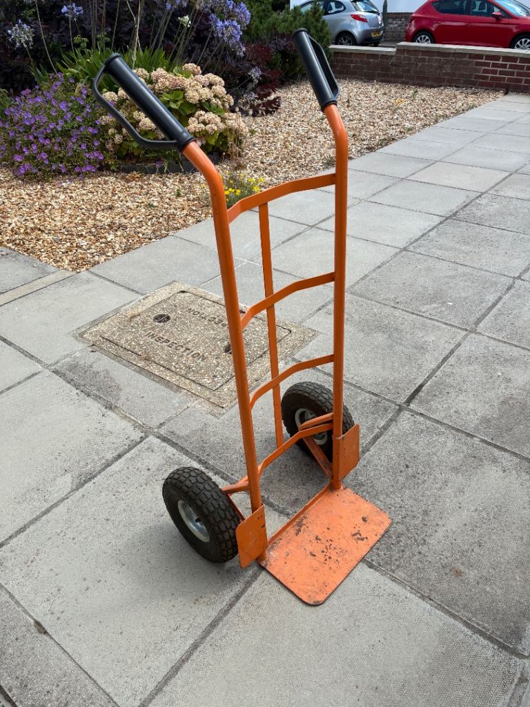 Orange Heavy Duty Sack Truck - Moving Dolly