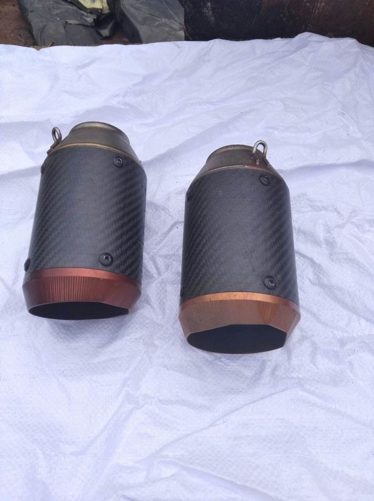 motorcycle exhaust end can silencer 