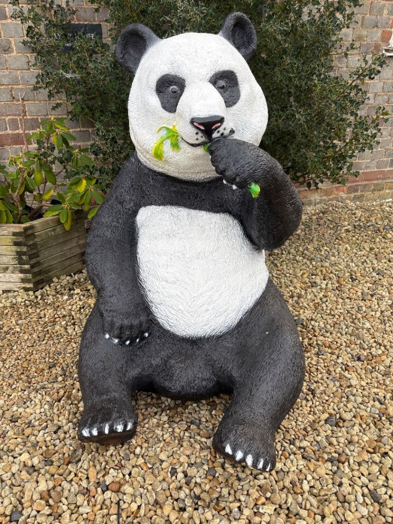 Very Large Panda Bear Garden Ornament, Statue