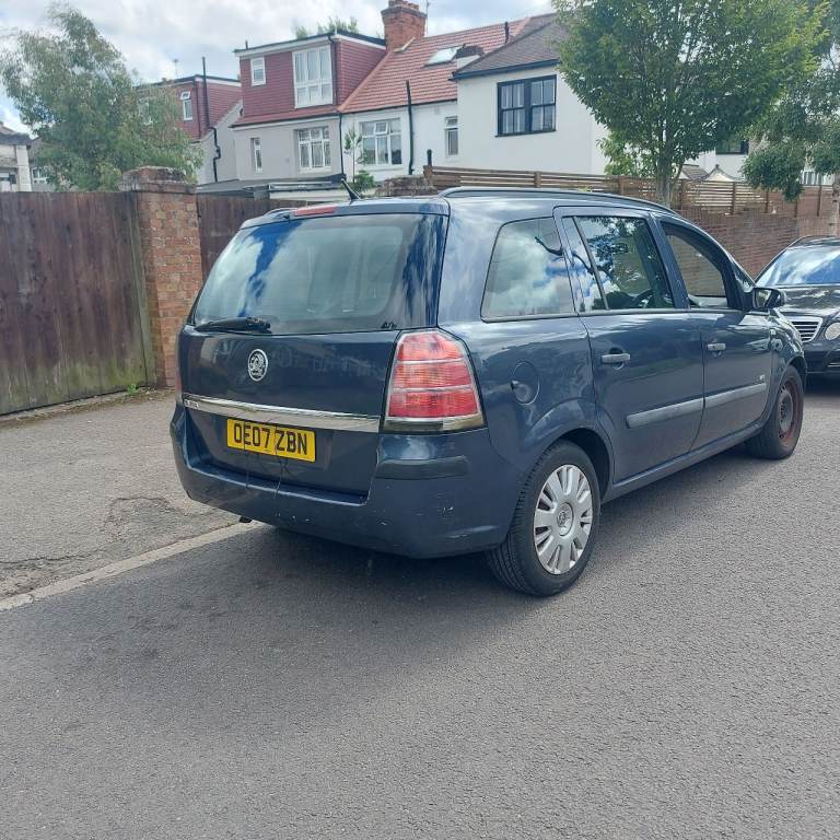 Vauxhall, ZAFIRA, MPV, 2007, Manual, 1598 (cc), 5 doors 7 seater part ex